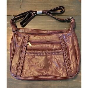 Patchwork‎ Suede Boho Hippie Crossbody / Shoulder Bag